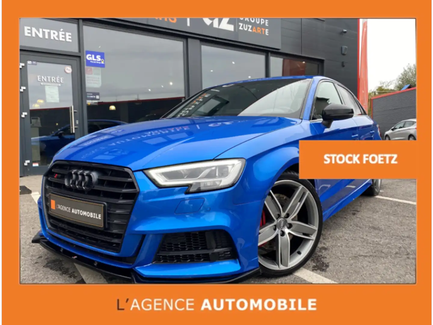 Audi S3 limousine Bleu - 1