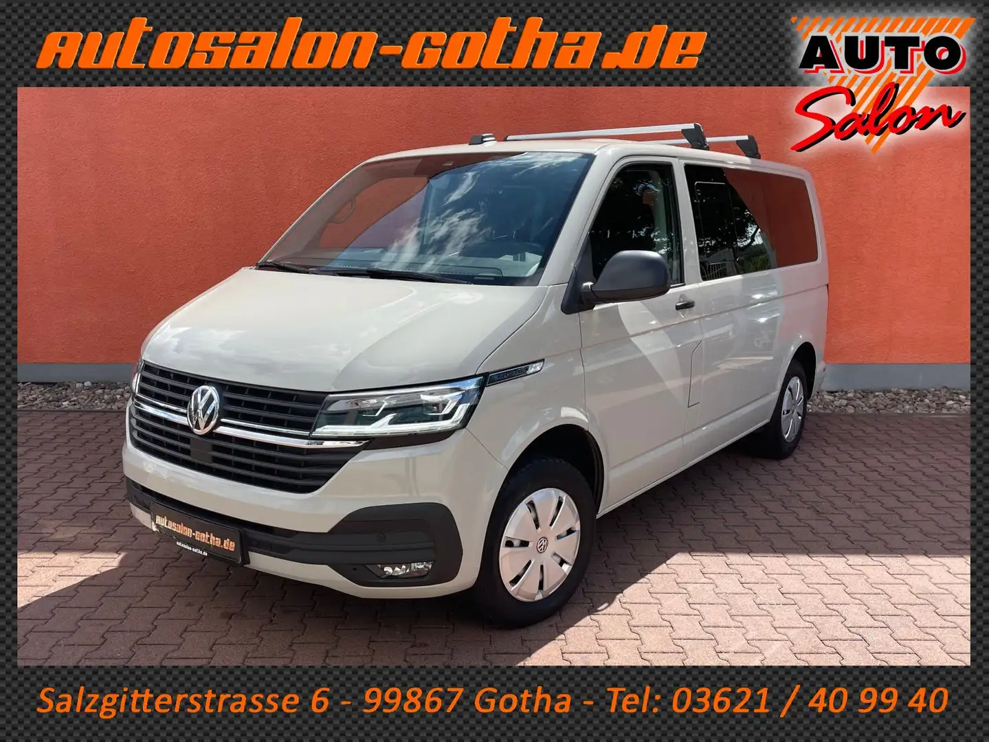 Volkswagen T6 Caravelle T6.1 Caravelle LED+NAVI Standhzg CAM ACC 8-Sitze Gris - 1