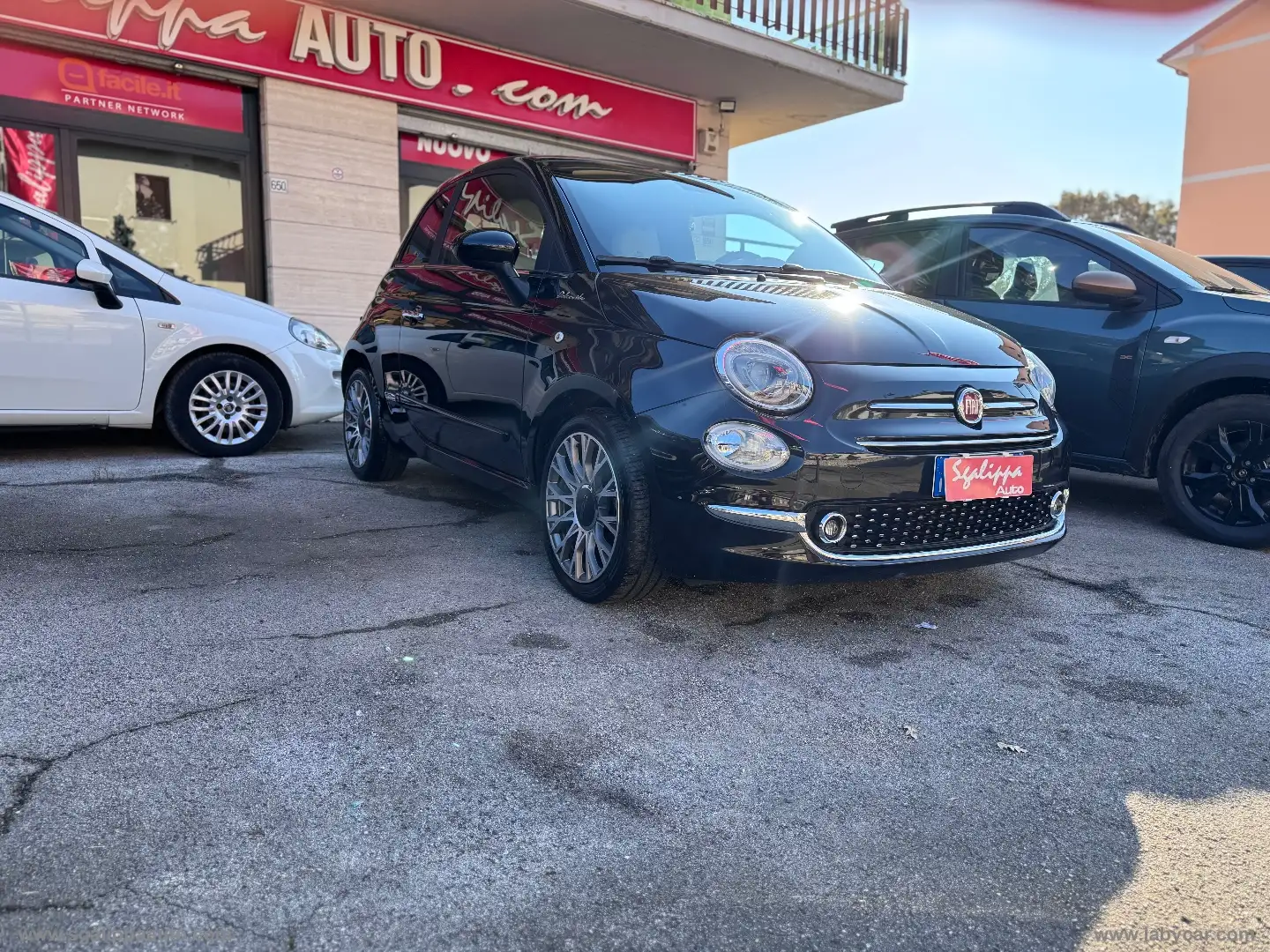Fiat 500 1.0 Hybrid Dolcevita Nero - 1