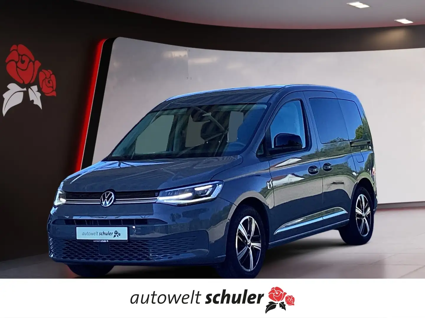 Volkswagen Caddy 1,5 TSI DSG Style AHK Navi Kamera Gris - 1