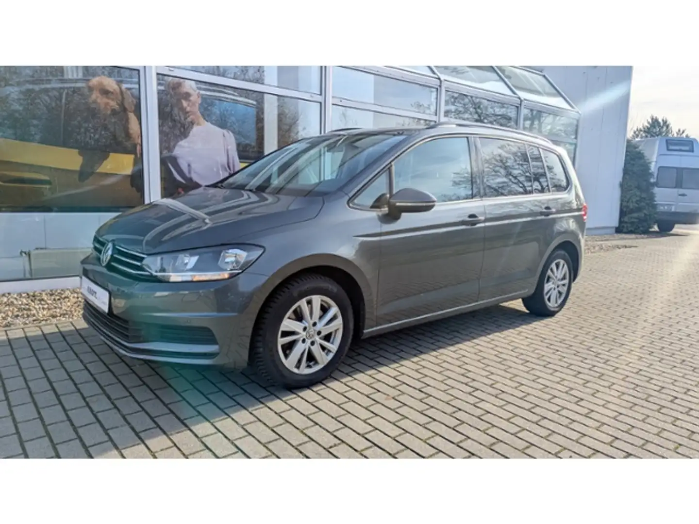 Volkswagen Touran Comfortline BMT/Start-Stopp KLIMA NAVI ALU Gris - 1