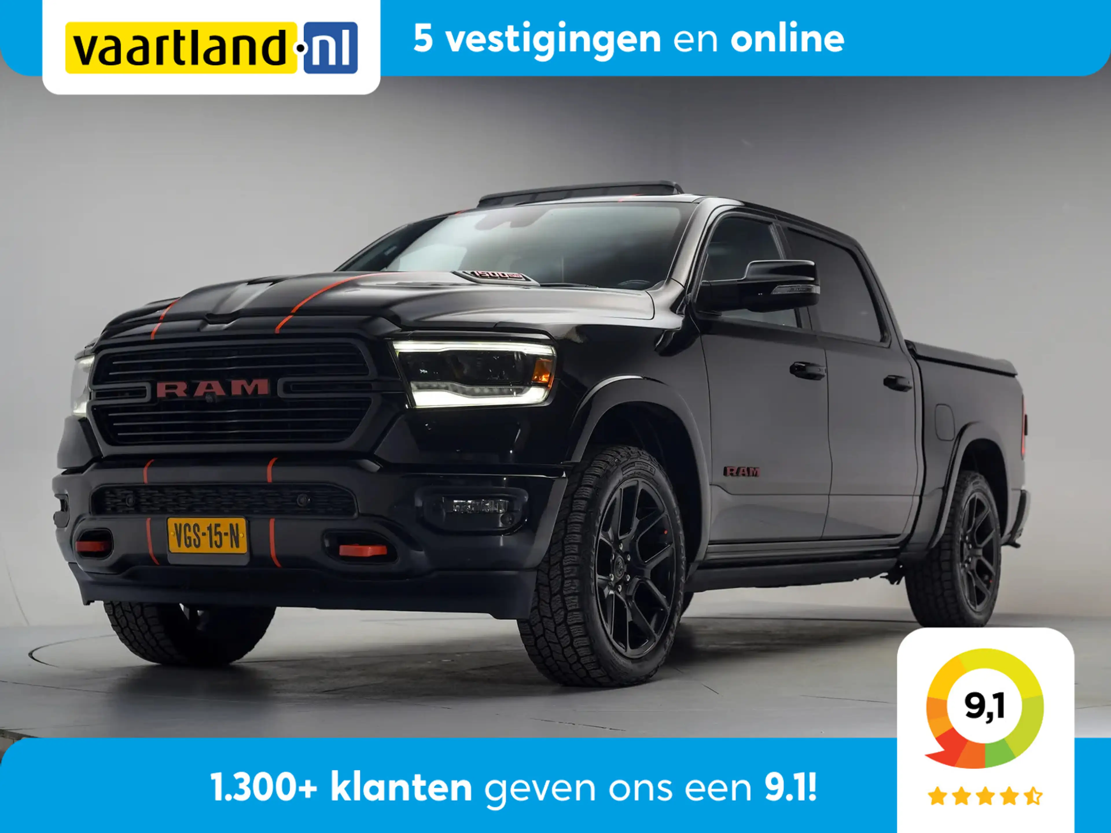 Dodge RAM 1500 5.7 V8 4x4 Crew Cab Laramie [ Panorama Leder