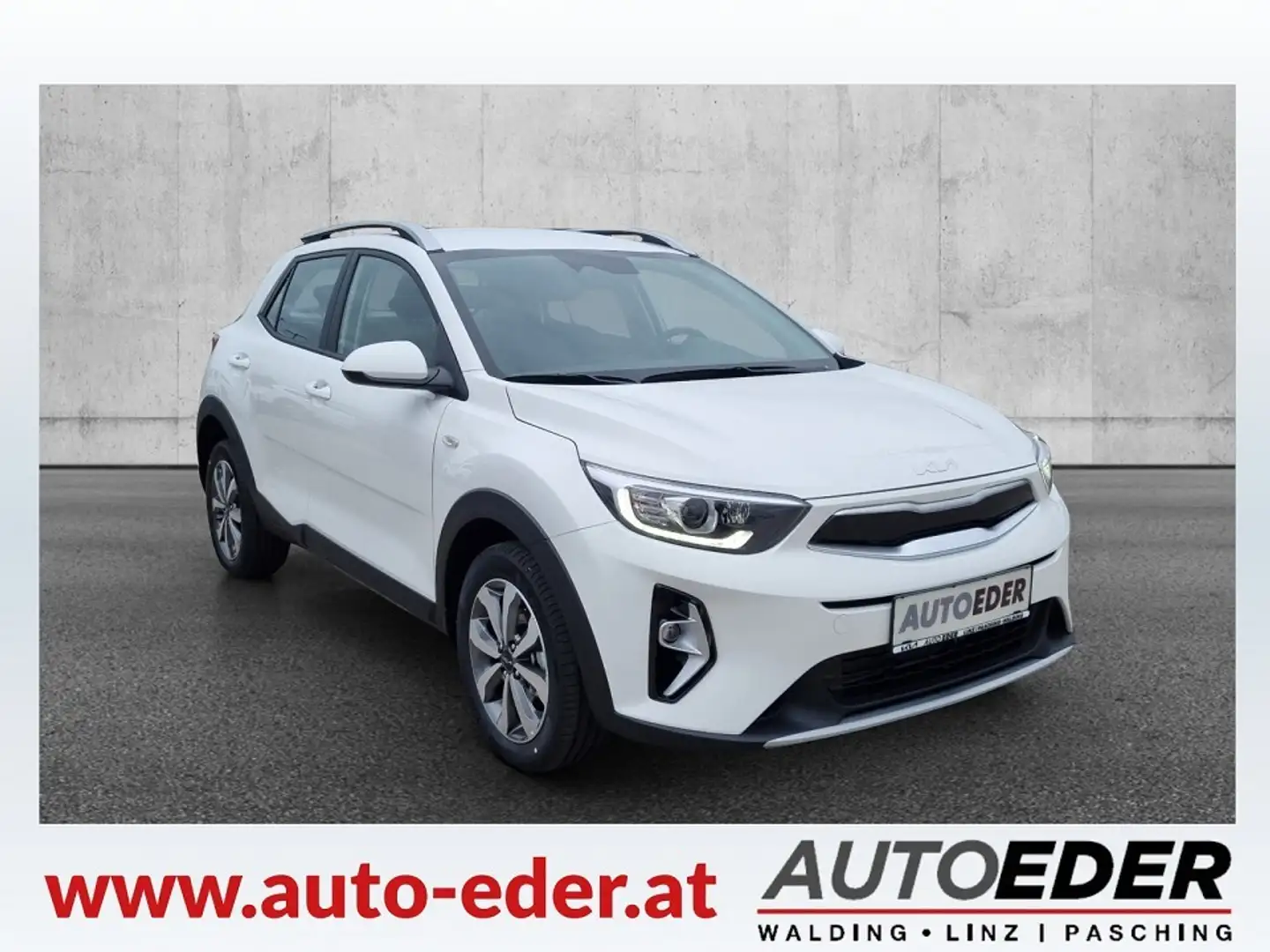 Kia Stonic 1,0 TGDI GPF ISG Silber Weiß - 1