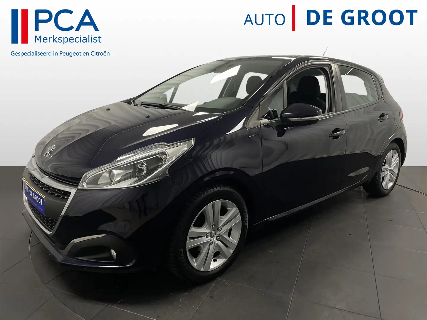 Peugeot 208 SIGNATURE 82pk Navi+Carplay | Airco | Parkeerhulp Blauw - 1