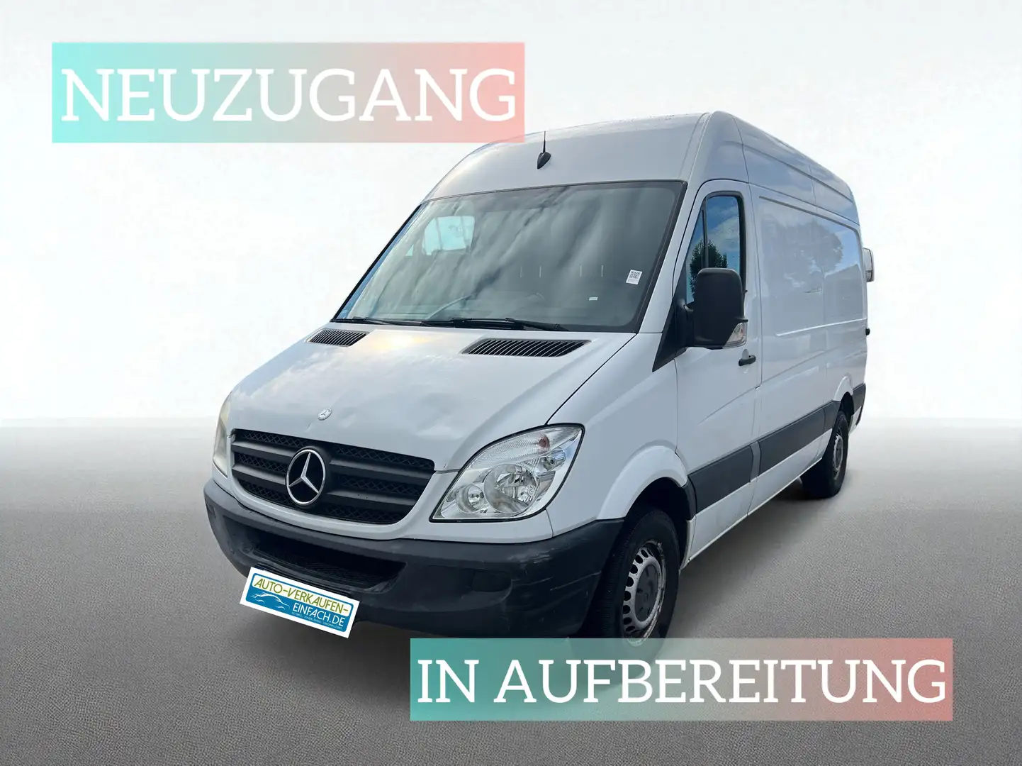 Mercedes-Benz Sprinter 213 CDI L2H2,3Sitze,MwSt,TÜV,Service Blanc - 1