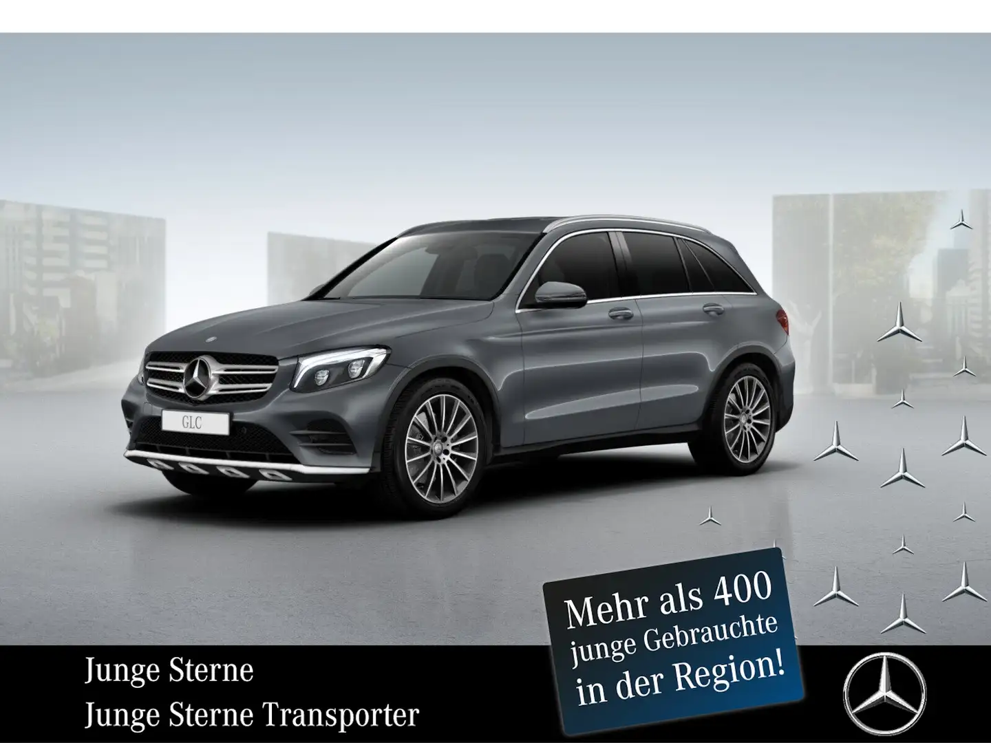 Mercedes-Benz GLC 250 d 4MATIC *AMG*AHK*KAMERA*SHZ*NAVI*LED* Сірий - 1