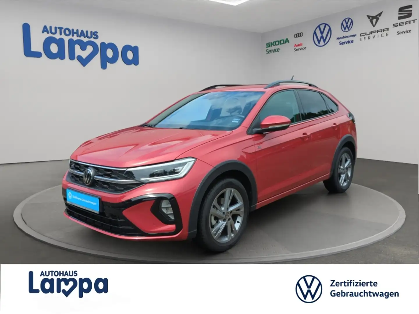 Volkswagen Taigo R-Line 1.0 TSI DSG RFK,SHZ,ACC,IQ.Light Rojo - 1