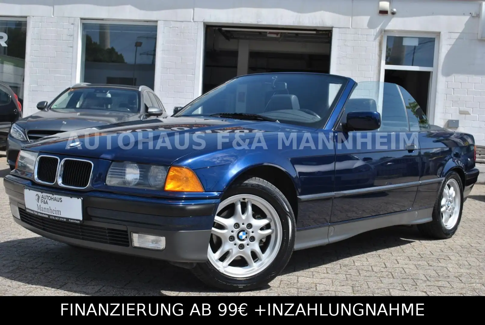 BMW 325 i E36 1HAND UNFALLFREI 27TKM ORG TOP ZUSTAND Bleu - 1