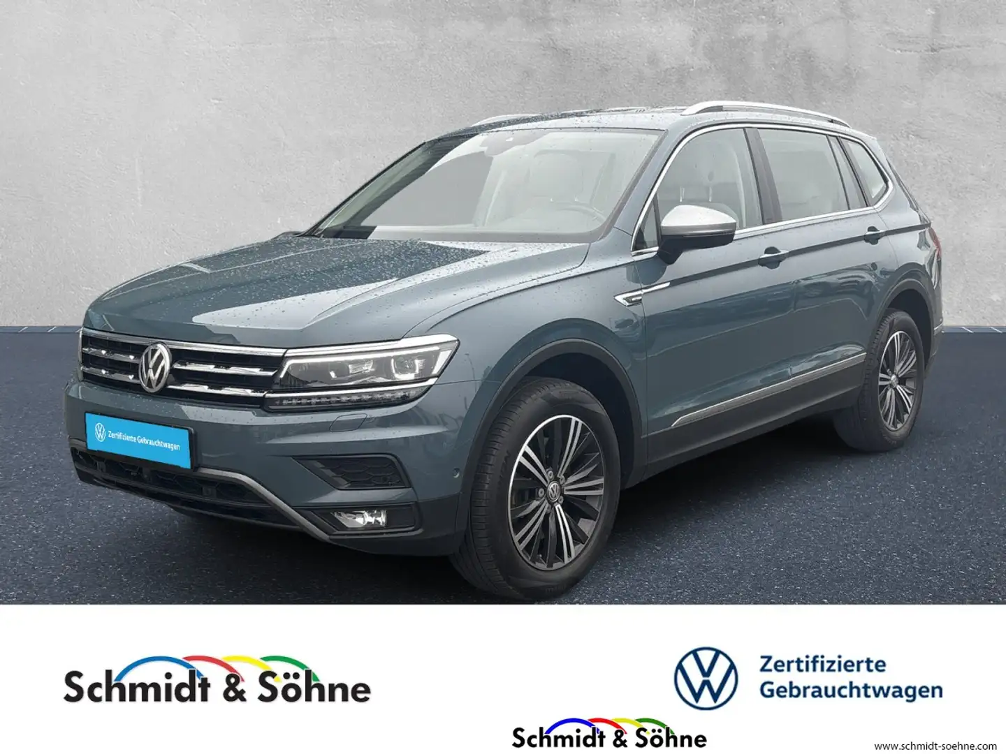 Volkswagen Tiguan Allspace 2.0 TDI 4M Highline/DYNAUD/360Cam/Standhzg Klima Azul - 1