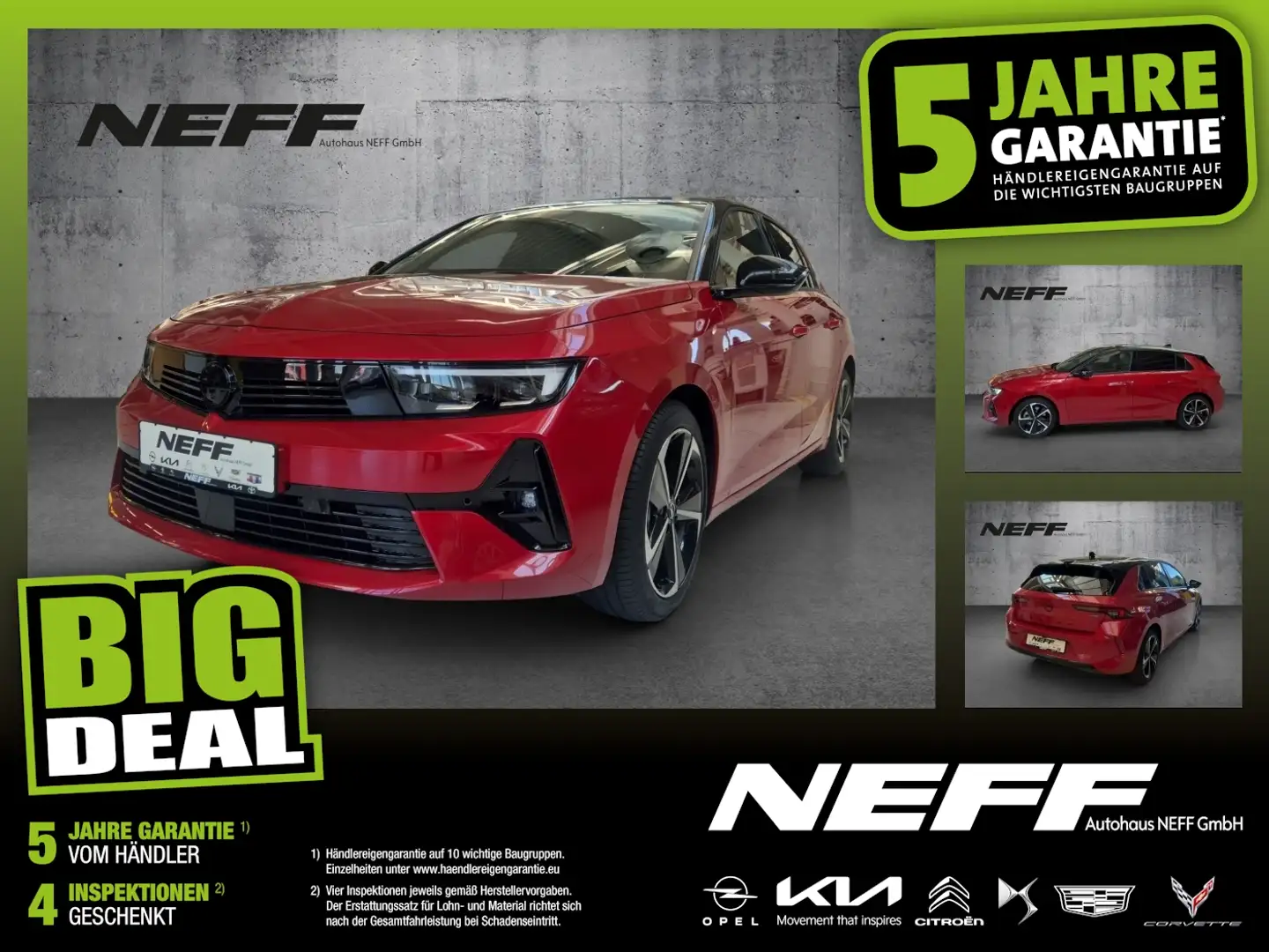 Opel Astra L 1.2 Turbo GS ACC FLA HUD 360 LM Rot - 1