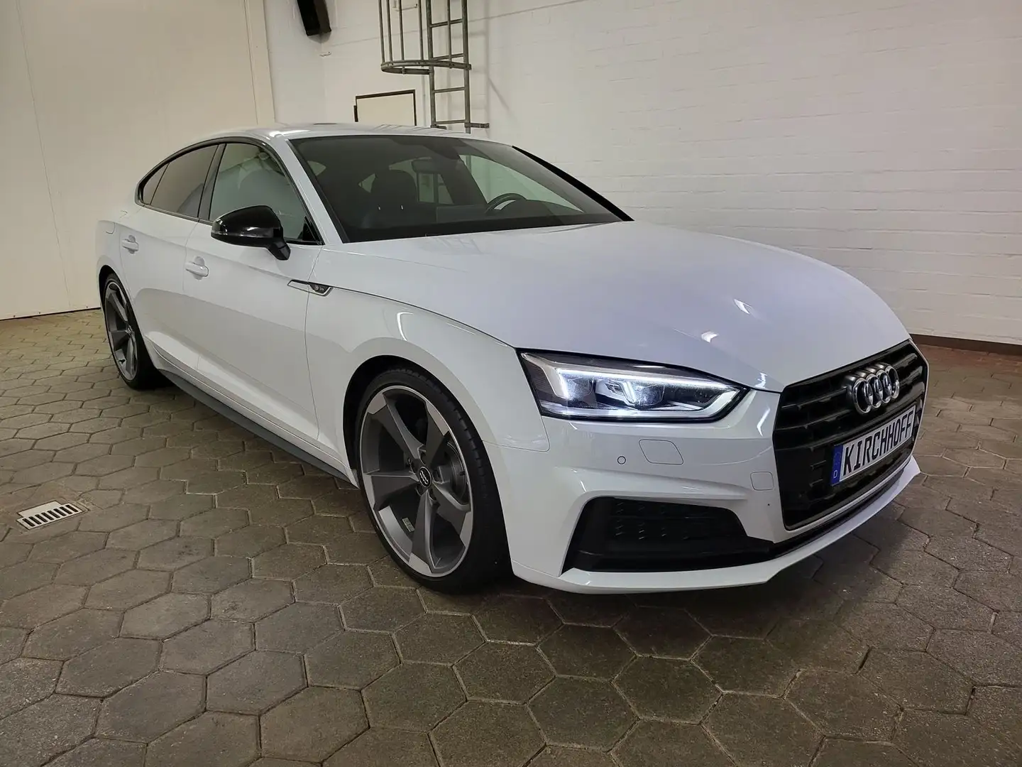 Audi A5 2.0 TFSI 3X S-LINE S tronic Sportback 20-ZOLL Blanc - 1