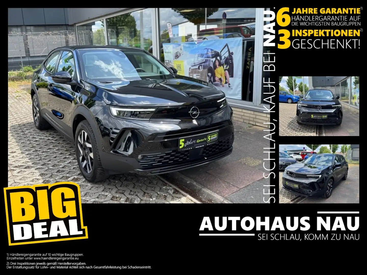 Opel Mokka 1.2 Turbo Elegance FLA SpurW DynLi LM KAM Negro - 1