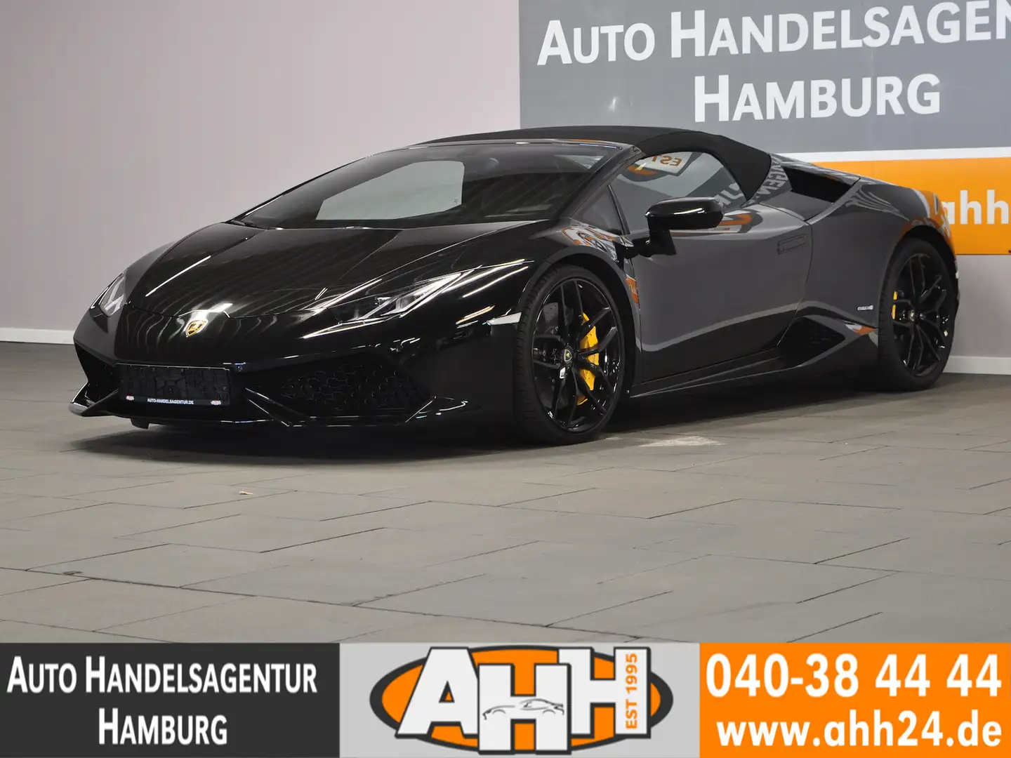 Lamborghini Huracán LP610-4 5.2 V10 SPYDER LIFT|KAM|CERAMIC! Чорний - 2