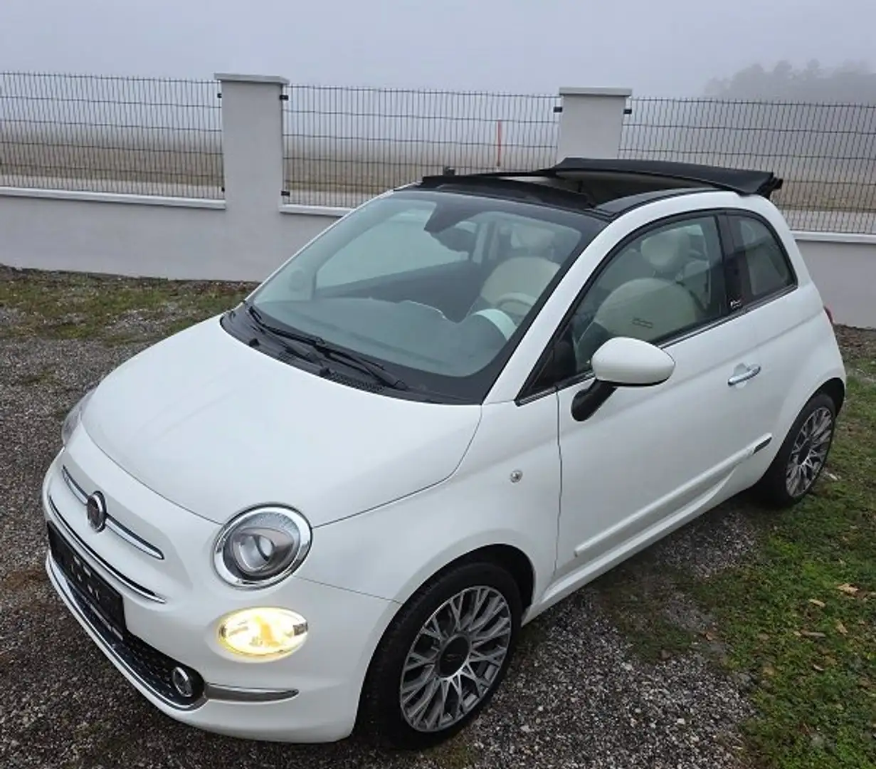 Fiat 500C 500C ECO 1,2 69 Lounge Weiß - 1