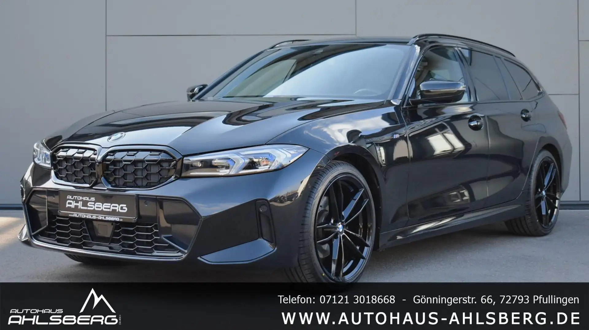 BMW 318 D M SPORT/SHADOW/ WIDES./ACC/AHK/HUD/MEMORY/CAR-PL Noir - 1