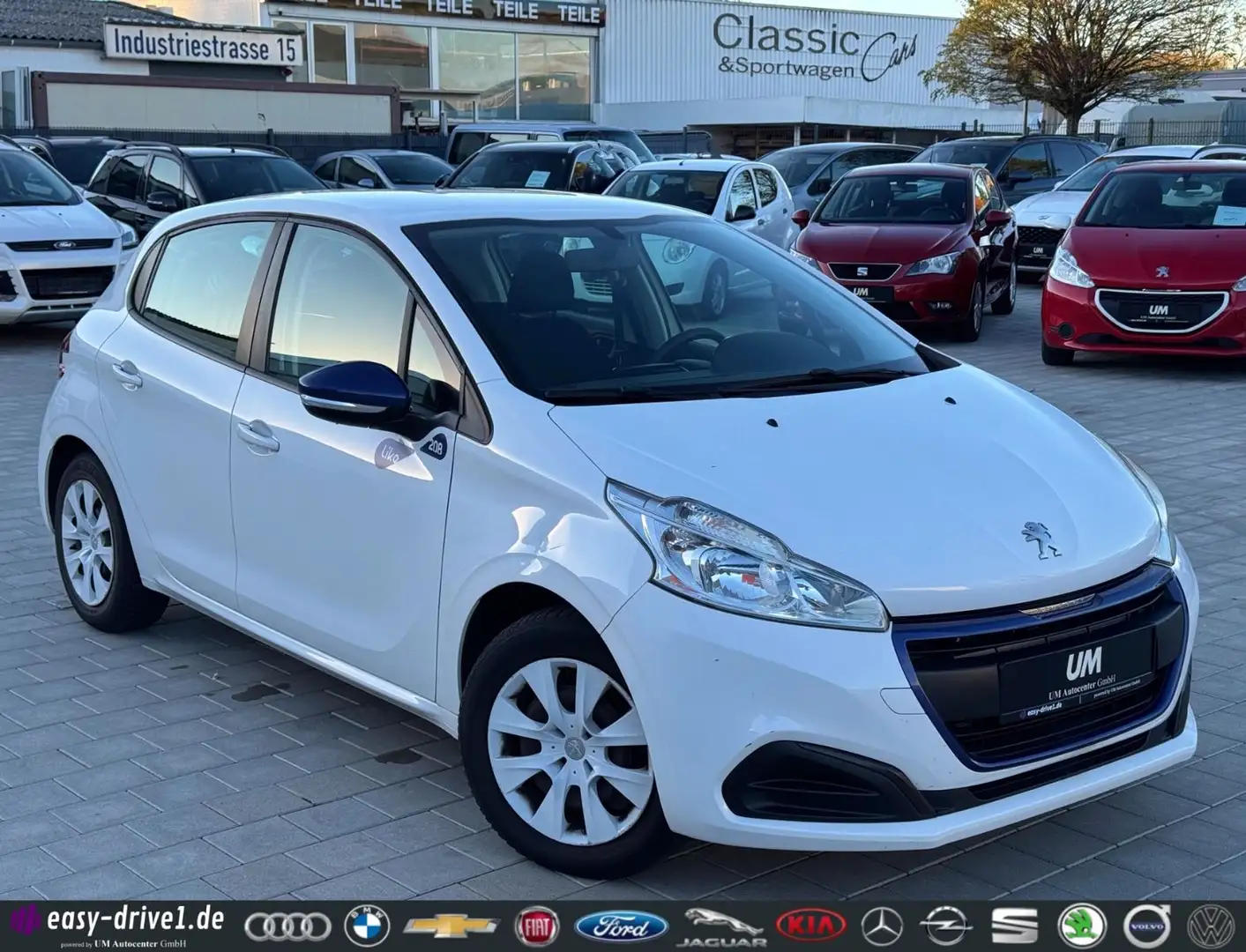 Peugeot 208 Like 1.0/RADIO/KLIMAANLAGE/TEMPOMAT/TÜV NEU Blanc - 1
