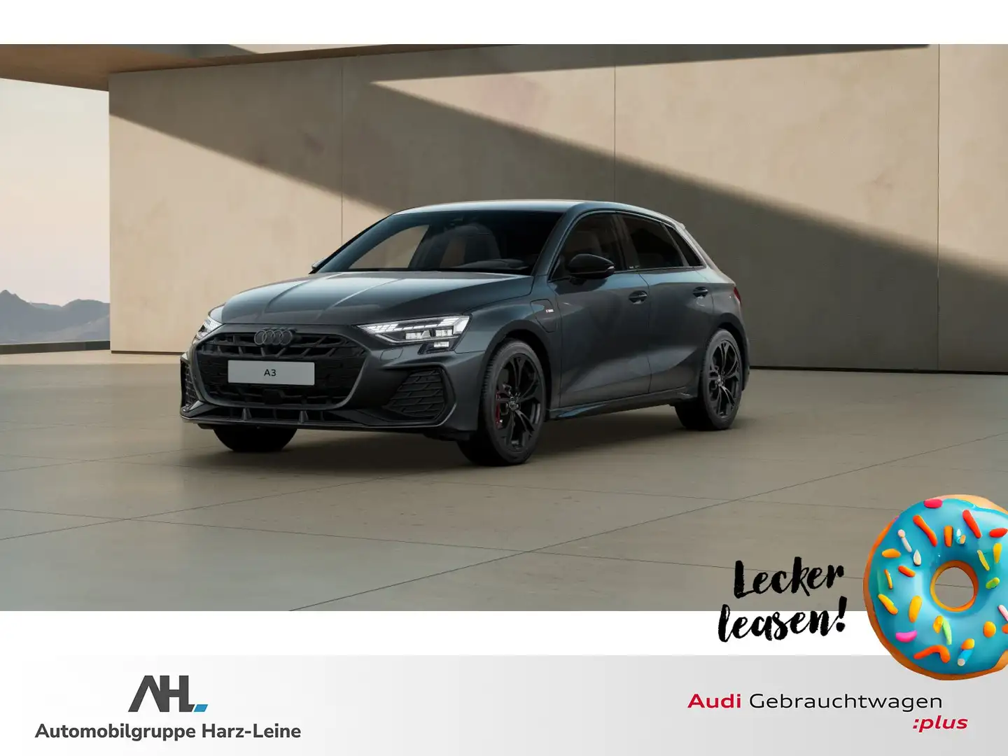 Audi A3 Sportback 45 TFSIe S line Matrix, RFK, ACC Silber - 1