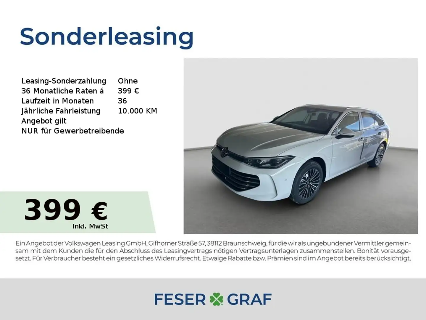 Volkswagen Passat Elegance 2,0 l TDI 4M193 PS 7-Gang-DSG Weiß - 1