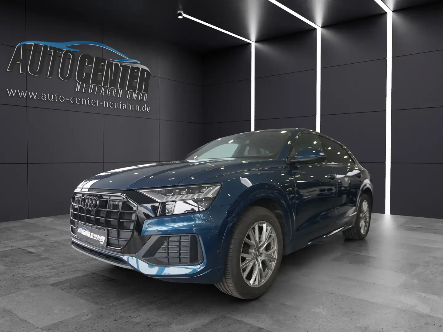 Audi Q8 S LINE SPORT+ALLRADLENKUNG+MATRIX-LED-SWFSCHE Blau - 1