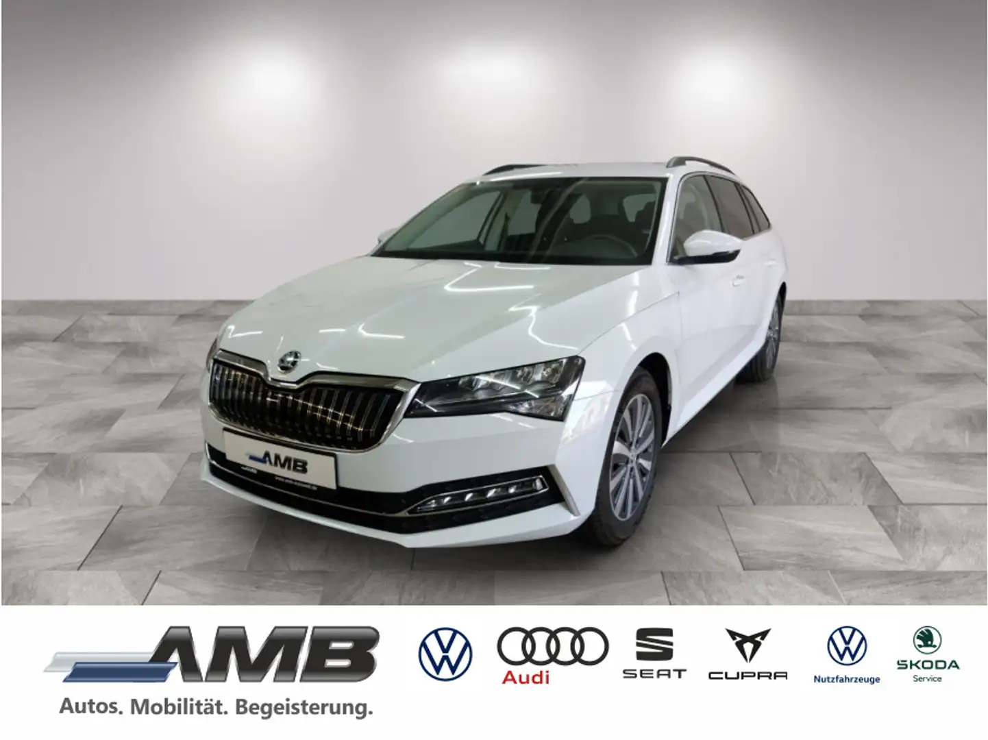 Skoda Superb Combi Ambition 1.4 TSI iV AHK/vC/Standhz Weiß - 1