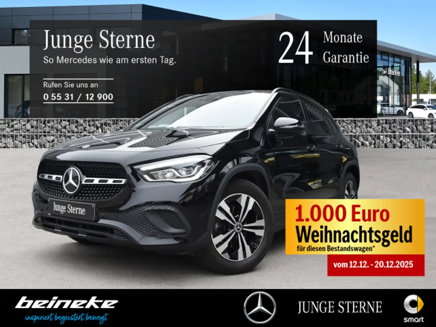 Mercedes-Benz GLA 200 GLA 200 Progressive Night MBUX LED AHK Kamera SH Schwarz - 1