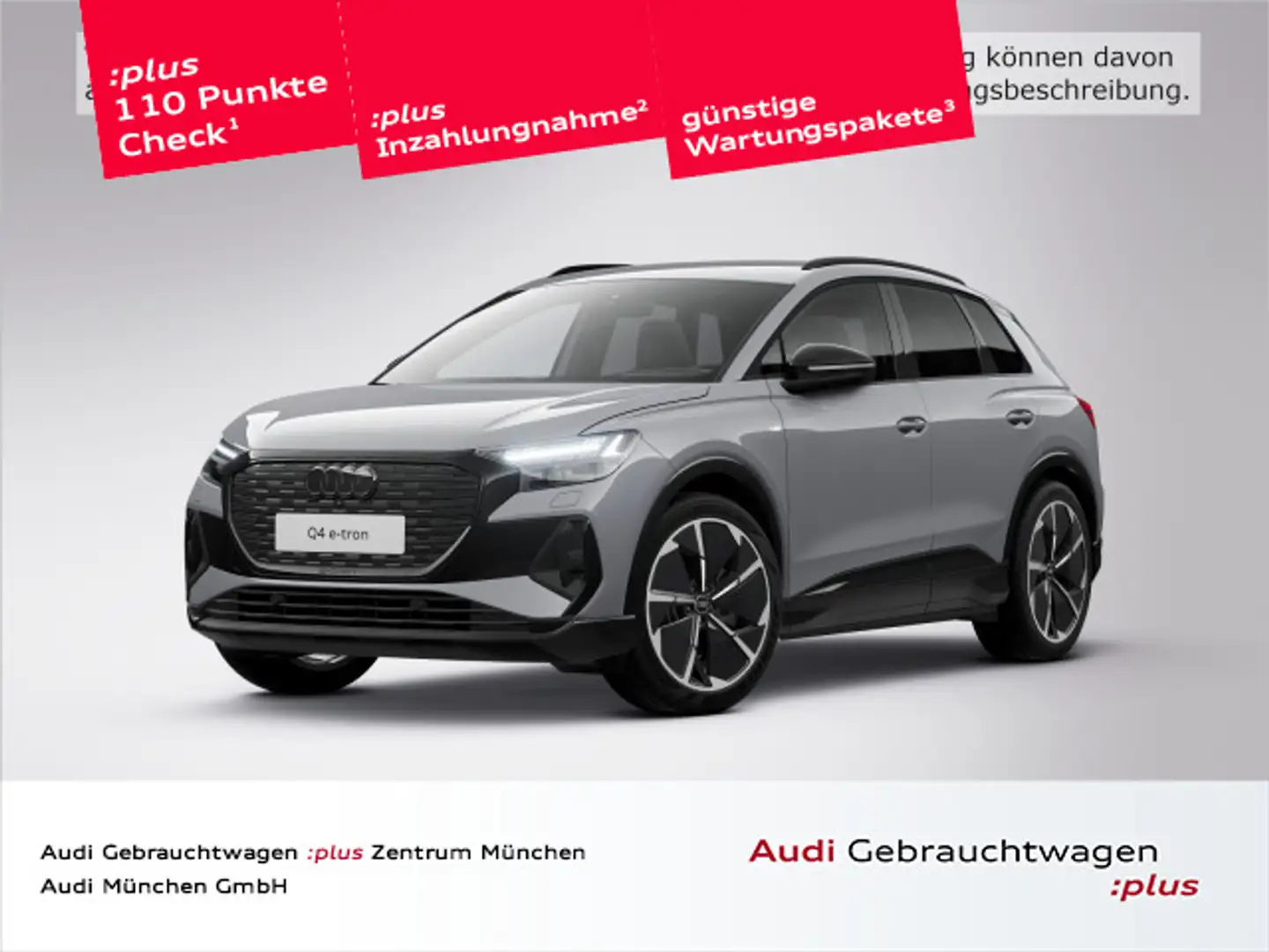 Audi Q4 e-tron 55 qu. edition S line Virtual+/ACC/Mat Grau - 1