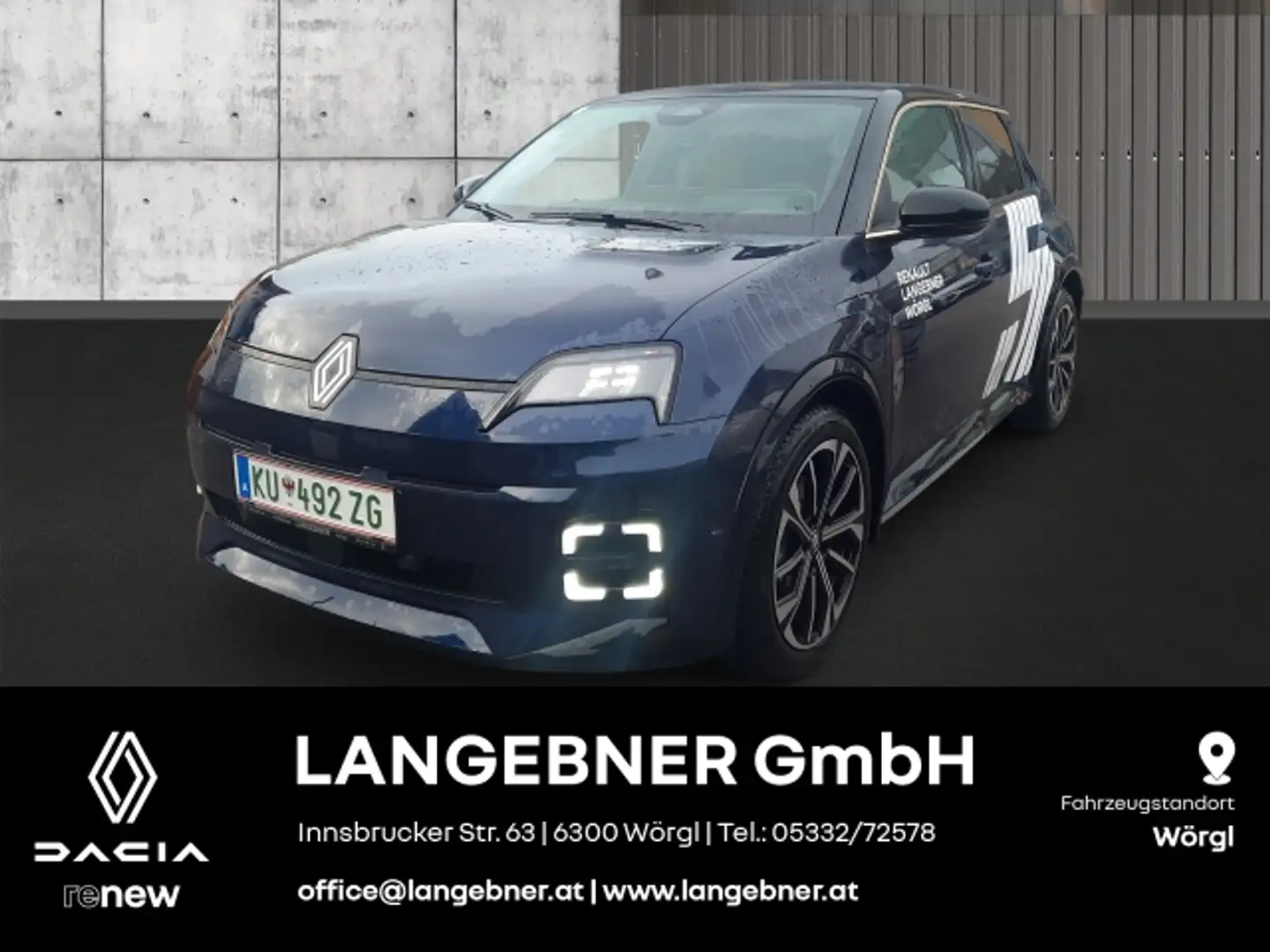 Renault R 5 Iconic Comfort Range 150 Blau - 1