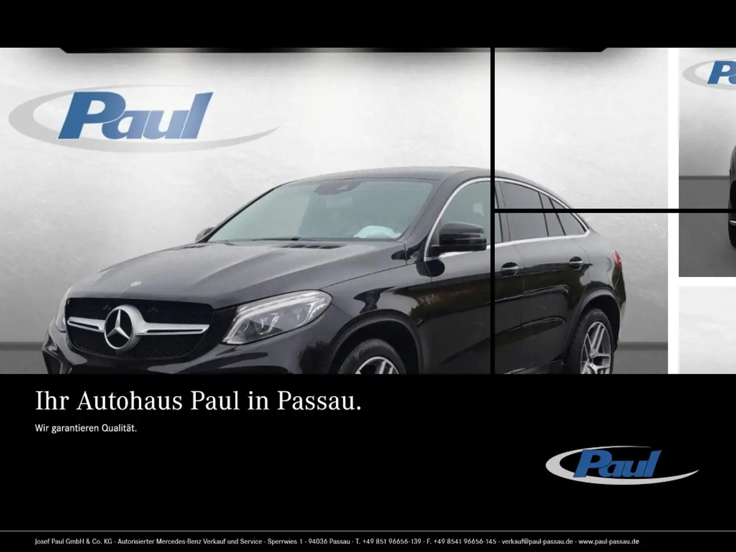 Mercedes-Benz GLE 350 d 4MATIC Coupé Pano HUD SpurW LM Navi Schwarz - 1