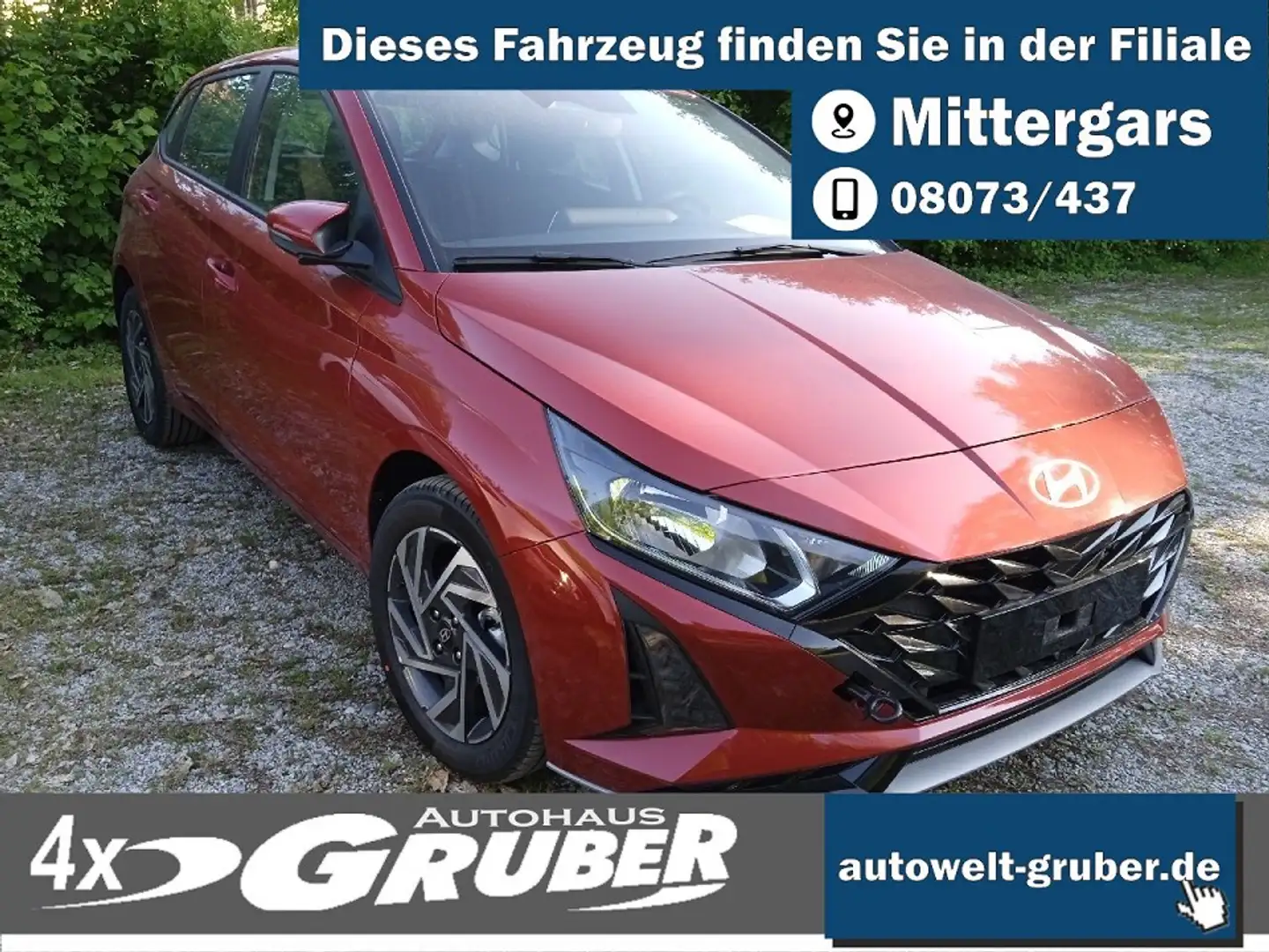 Hyundai i20 Automatik Trend +  Navigationspaket+Klimaautomatik Rouge - 1