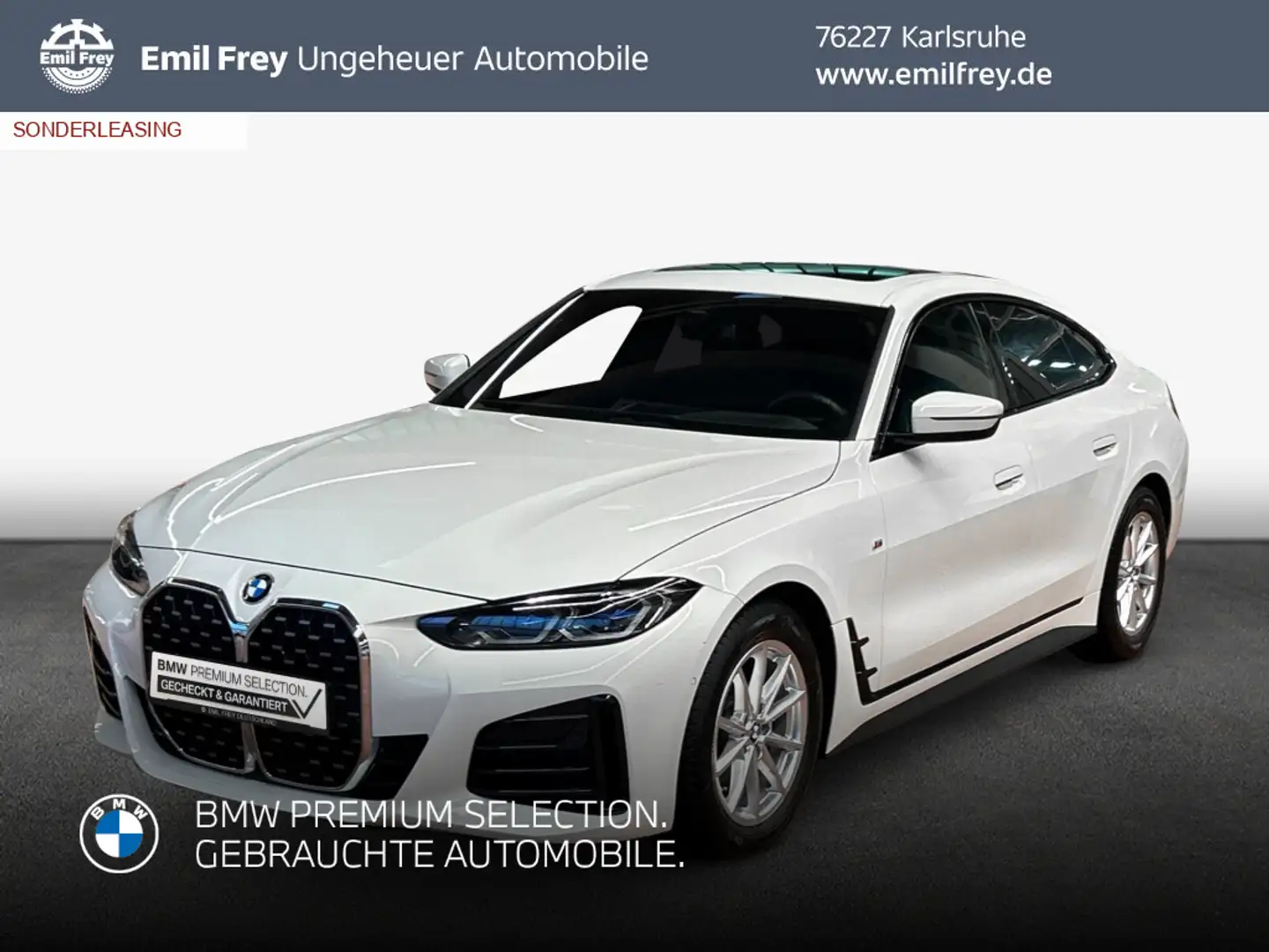 BMW 420 420d Gran Coupe*M Sport*Pano*Laser Weiß - 1