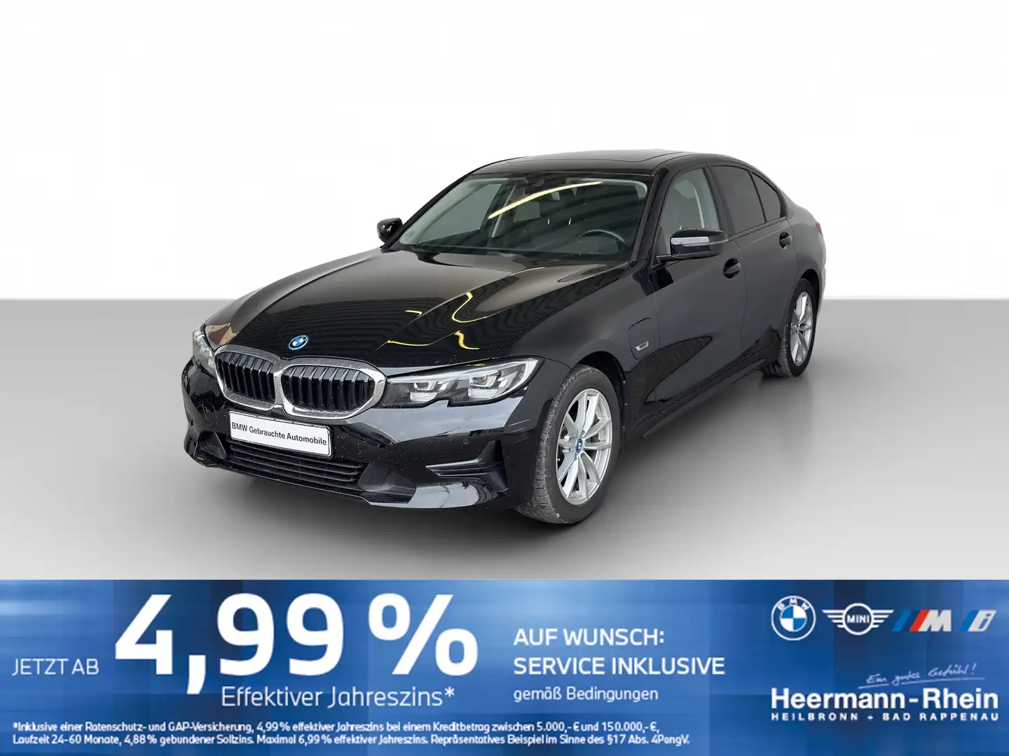 BMW 320 e Lim. Advantage LiveCock.AHK.GSD.Temp.PDC.SH Schwarz - 2