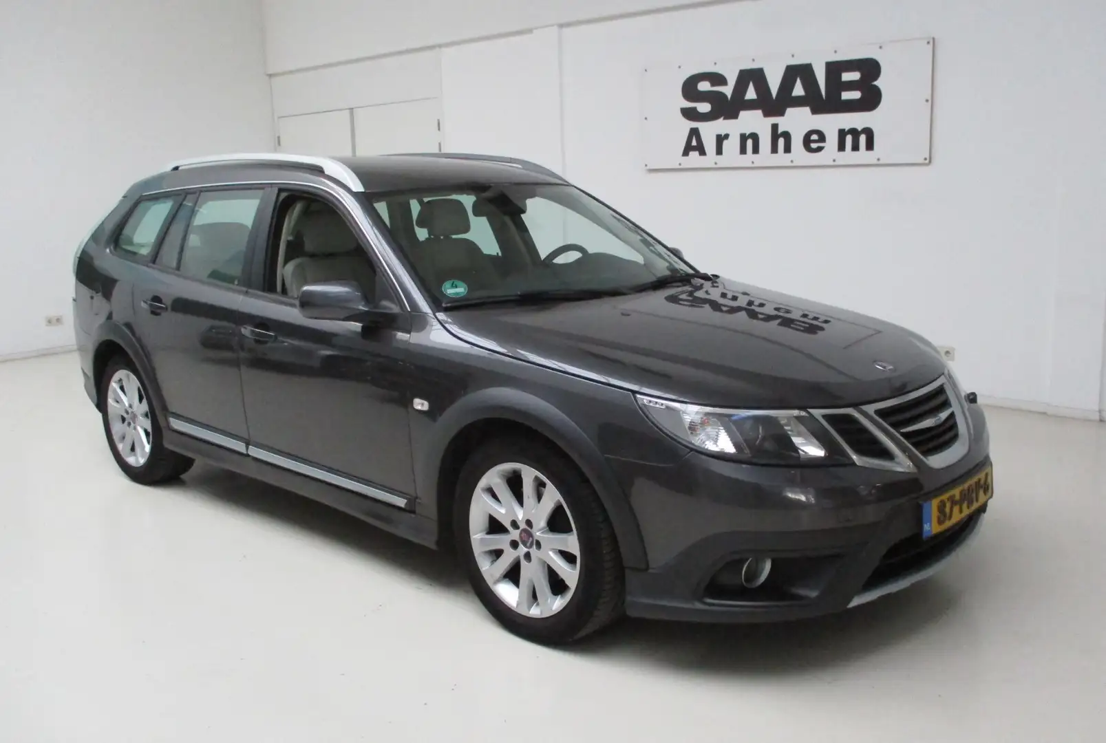 Saab 9-3 9-3X 1.9 TTiD Vector Aut | Trekhaak | Nieuwe APK Grijs - 1