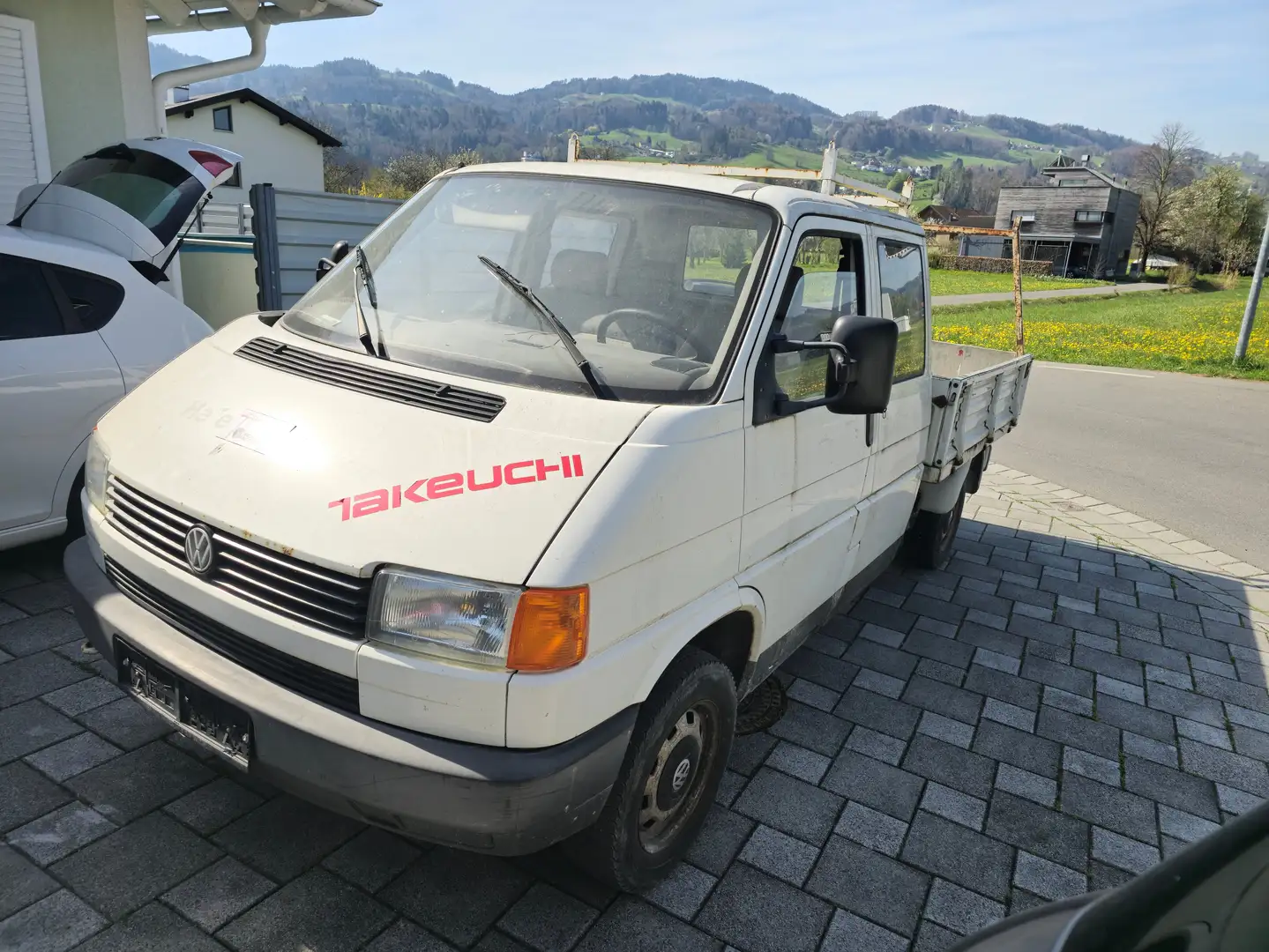 Volkswagen T4 Kombi 1,9  Pritsche Doppelkabine Белый - 1