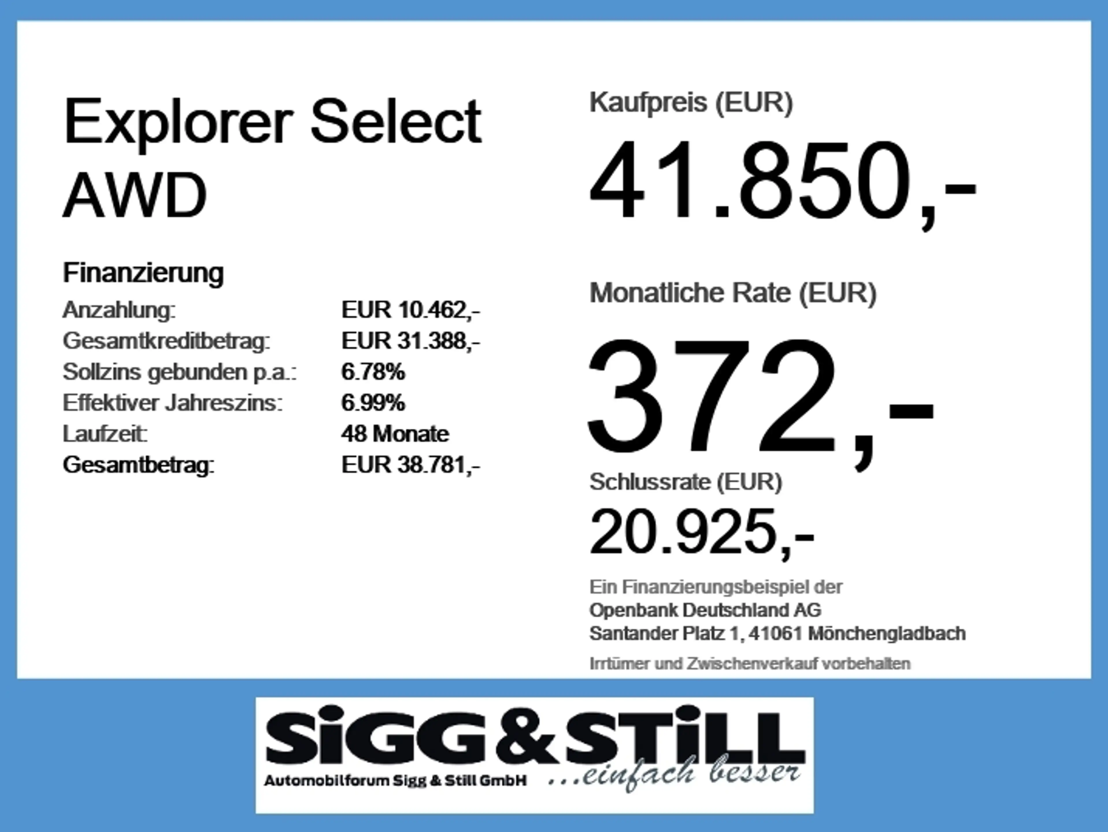Ford Explorer Select AWD — photo 6