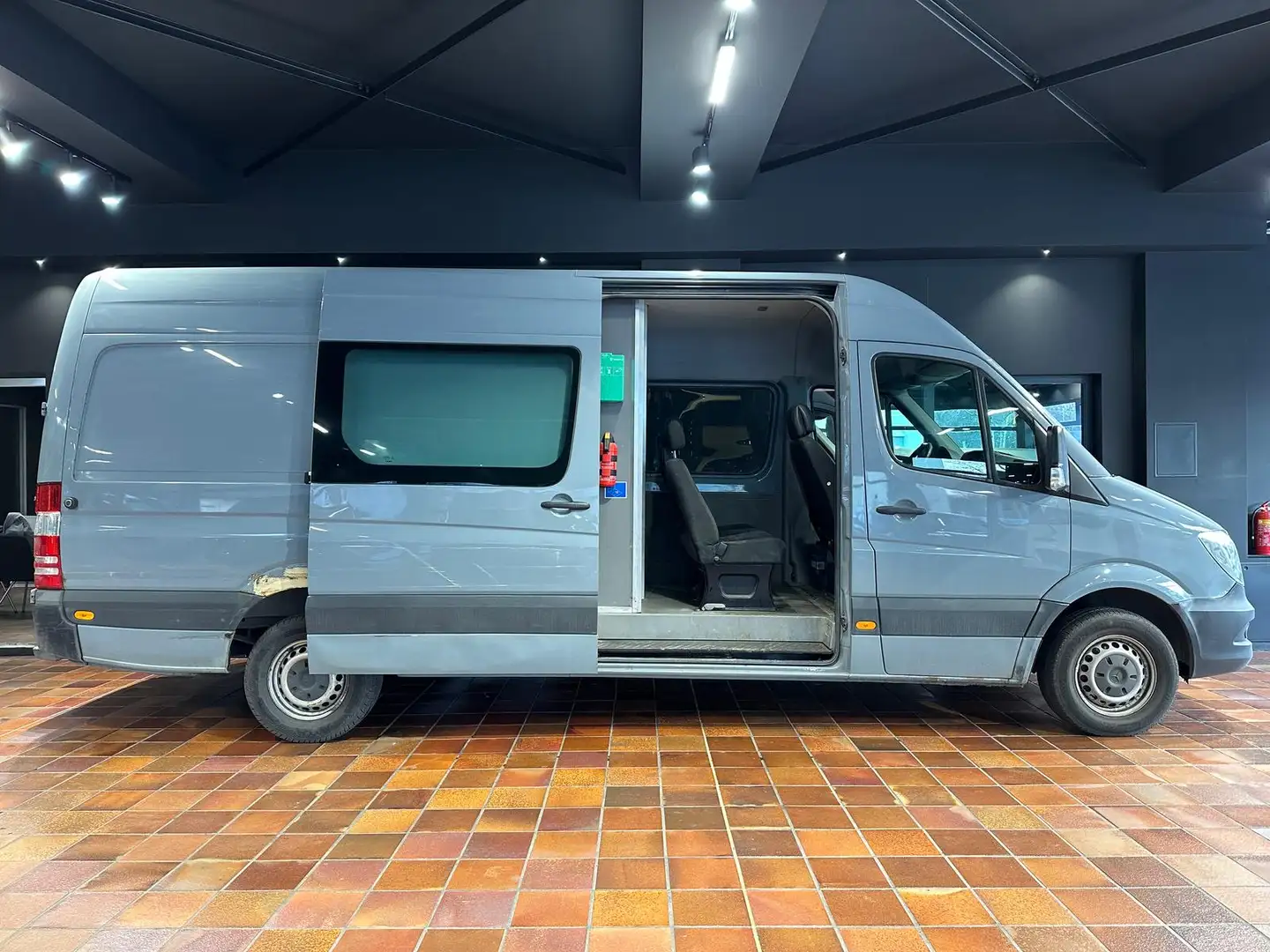 Mercedes-Benz Sprinter 316 MAXI MIXTO L3H2 KLIMA 5-SITZE EURO5-OHNE ADBLU Grau - 1