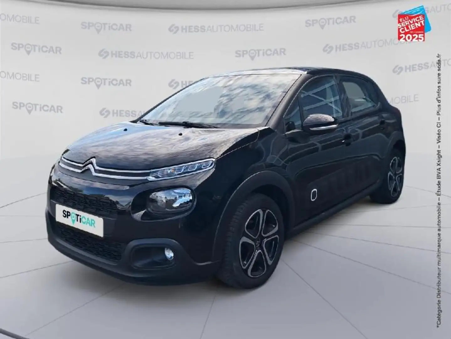 Citroen C3 PureTech 110ch Shine S\u0026S E6.d-TEMP Noir - 1
