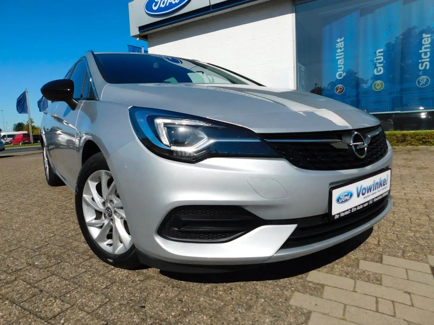 Opel Astra ASTRA K Sports Tourer 1.5D Aut.ELEGANCE+Navi+LED Zilver - 1
