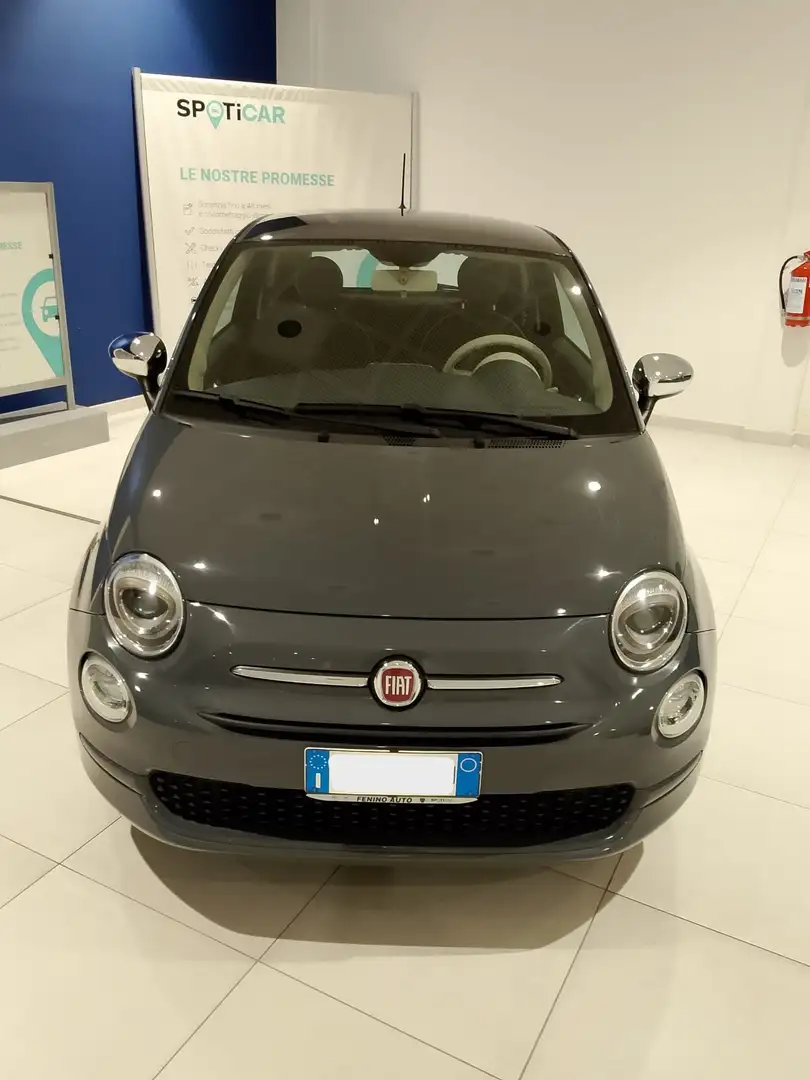 Fiat 500 1.2 Lounge 69cv Gris - 2