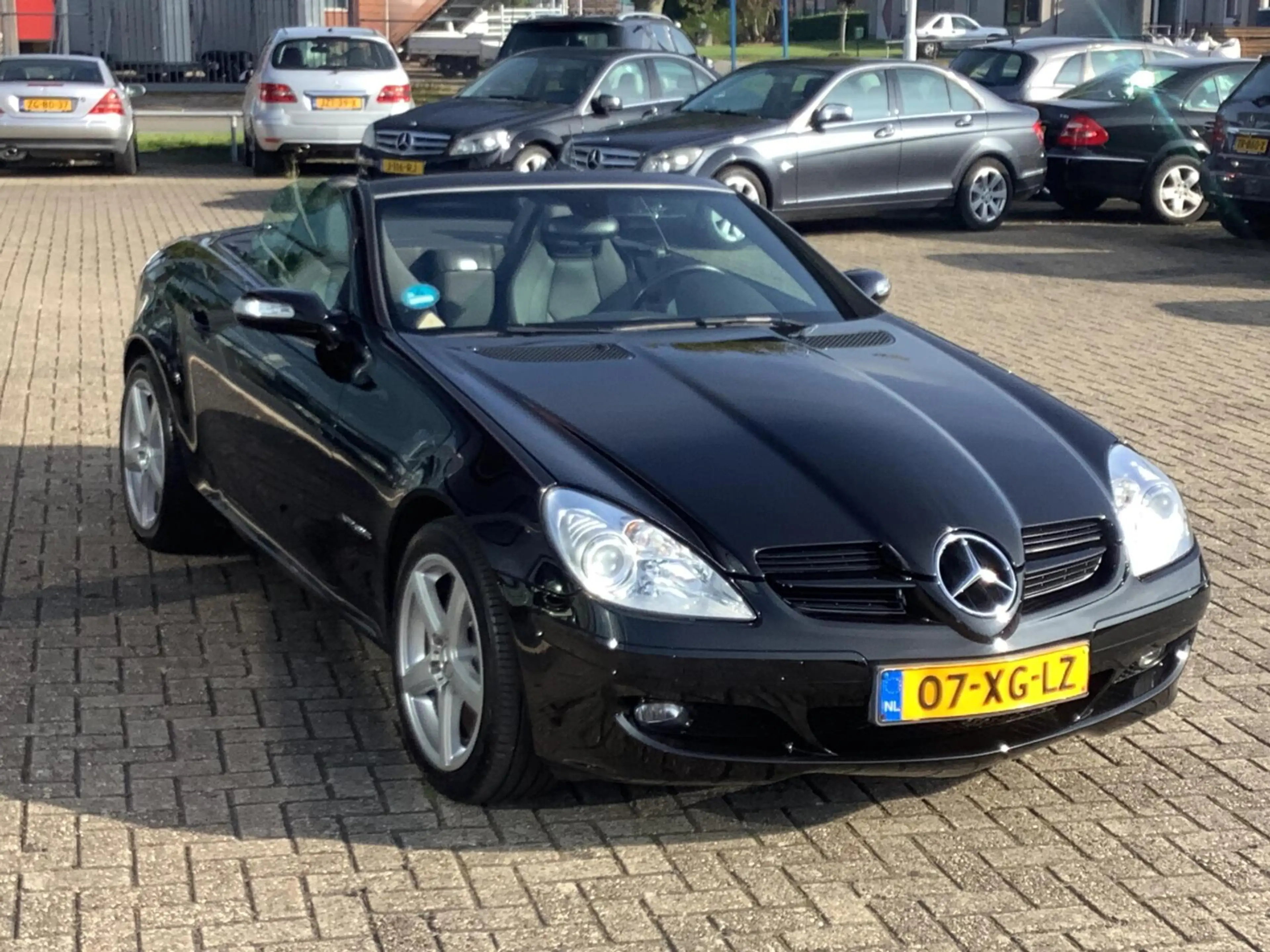Mercedes-Benz SLK 200 K. Automaat, lederen bekleding, cruise — photo 3