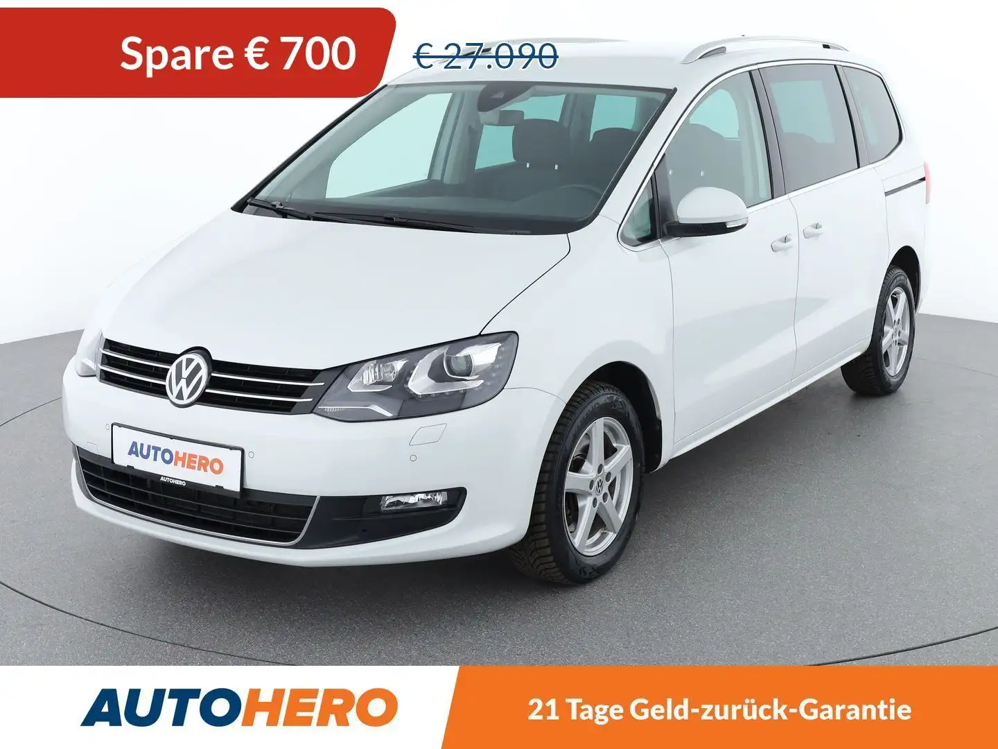 Volkswagen Sharan 2.0 TDI Comfortline BlueMotion Weiß - 1