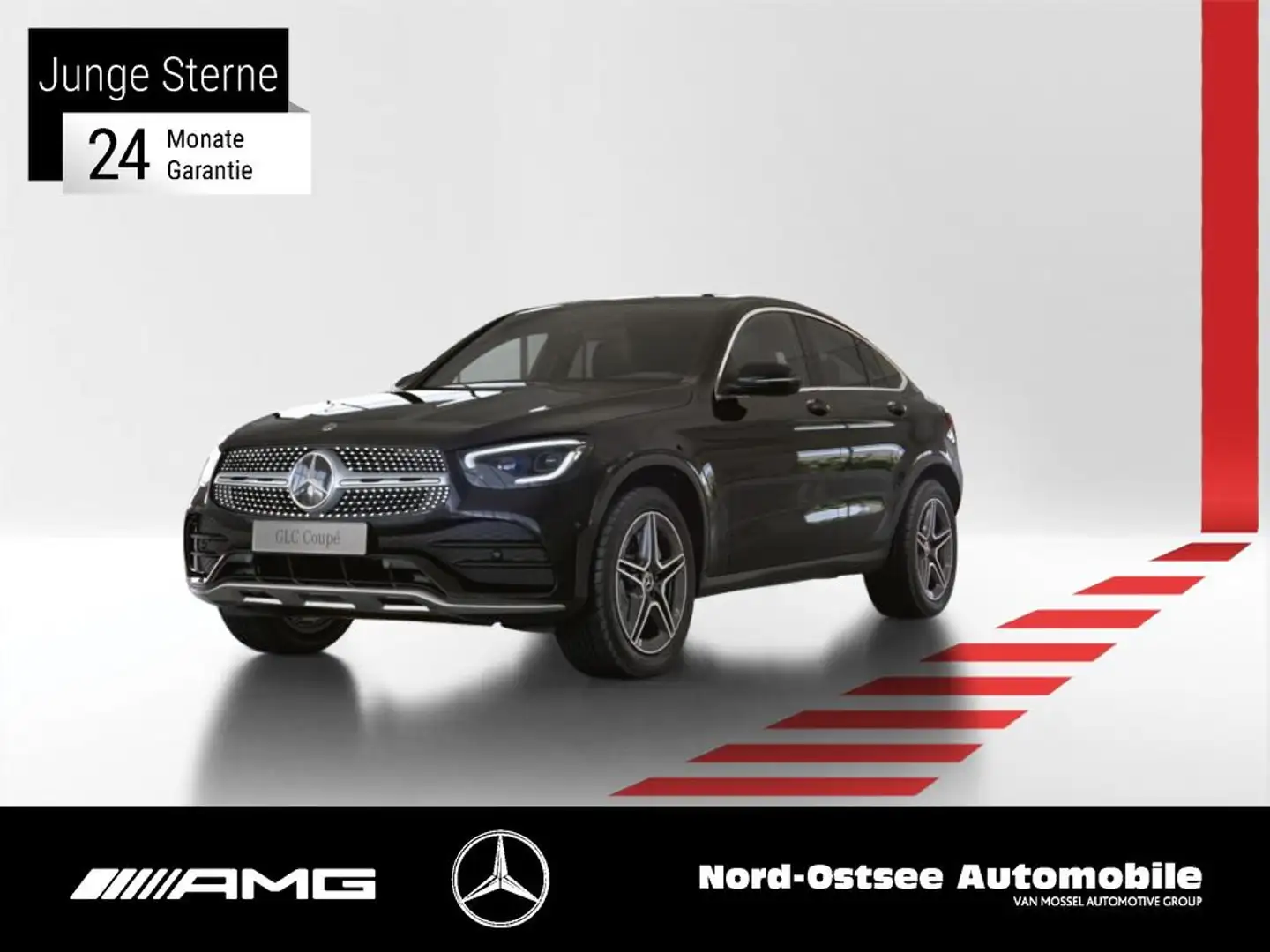 Mercedes-Benz GLC 220 d 4M AMG  HUD KAMERA MULTIBEAM NAVI 9G Schwarz - 1