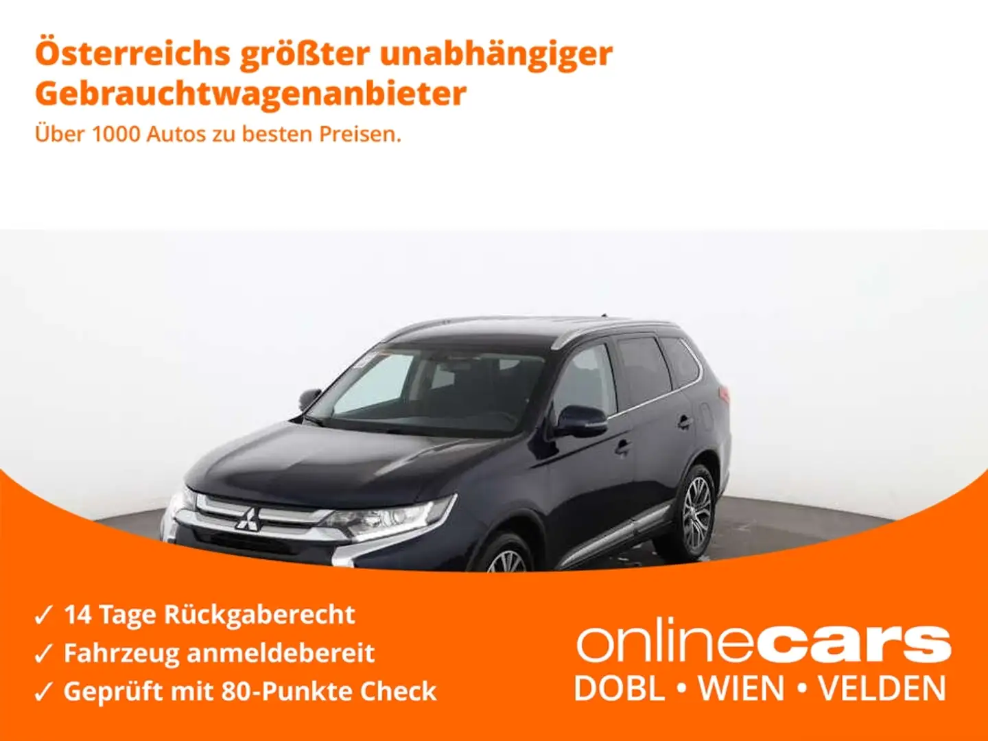 Mitsubishi Outlander 2.2 DI-D Plus 4x4 Aut AHK R-CAM SITZHZG Blau - 1
