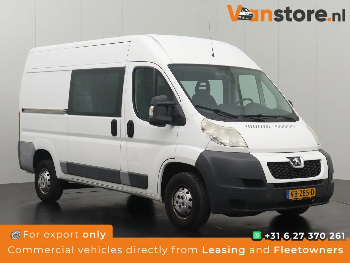 Peugeot Boxer 2.2HDI 130PK L2H2 Dubbele Cabine Profit+ | Marge | Wit - 1