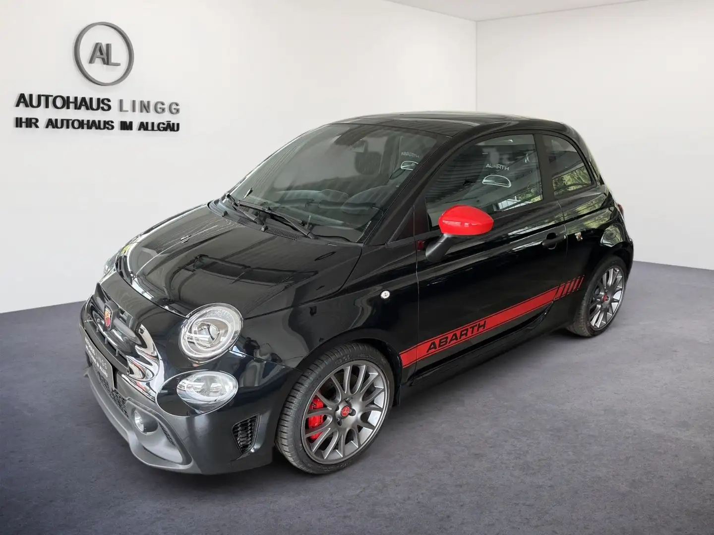 Abarth 695 TURISMO 1.4 180 PS/PANO-DACH/LEDER/RED PA/ Negro - 1