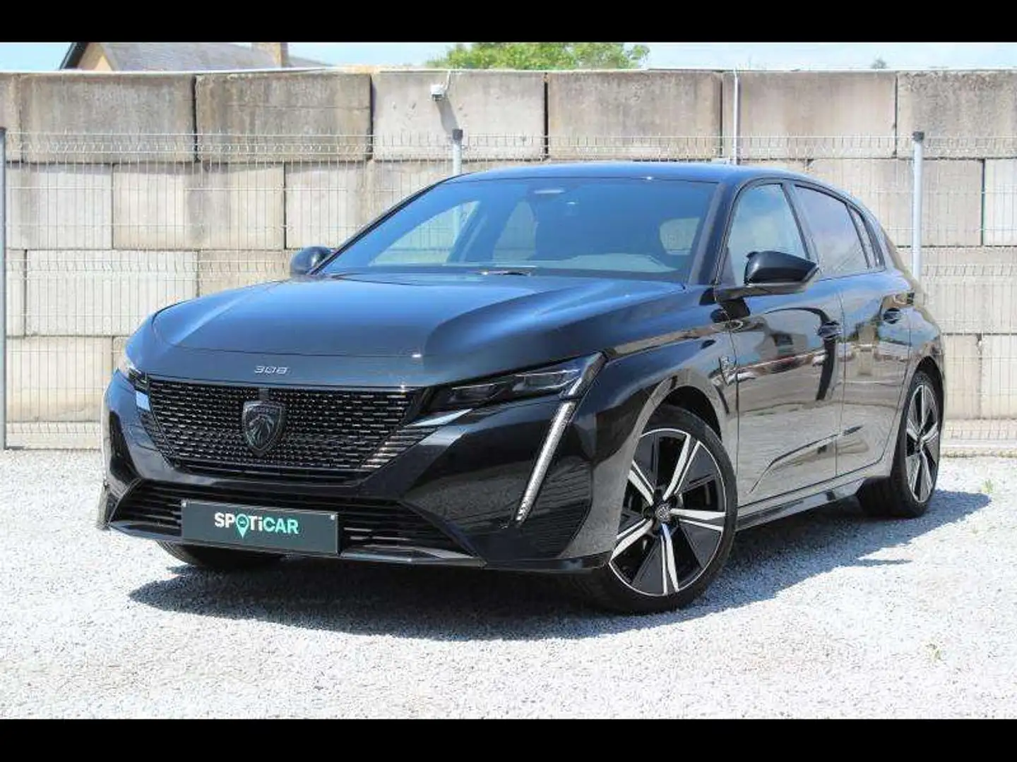 Peugeot 308 GT MildHybrid -GPS-CAM 360 Noir - 1