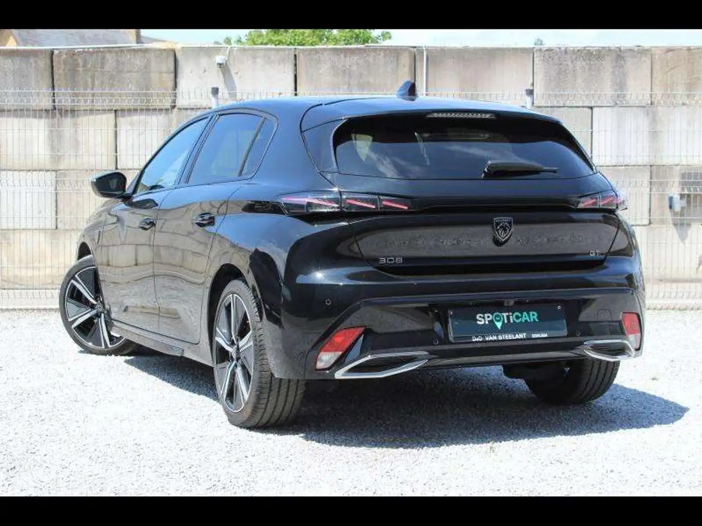 Peugeot 308 GT MildHybrid -GPS-CAM 360 Noir - 2