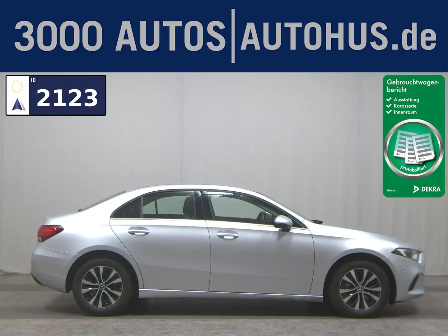 Mercedes-Benz A 200 Lim. Style Navi MBUX T-Leder PDC SHZ Silber - 1