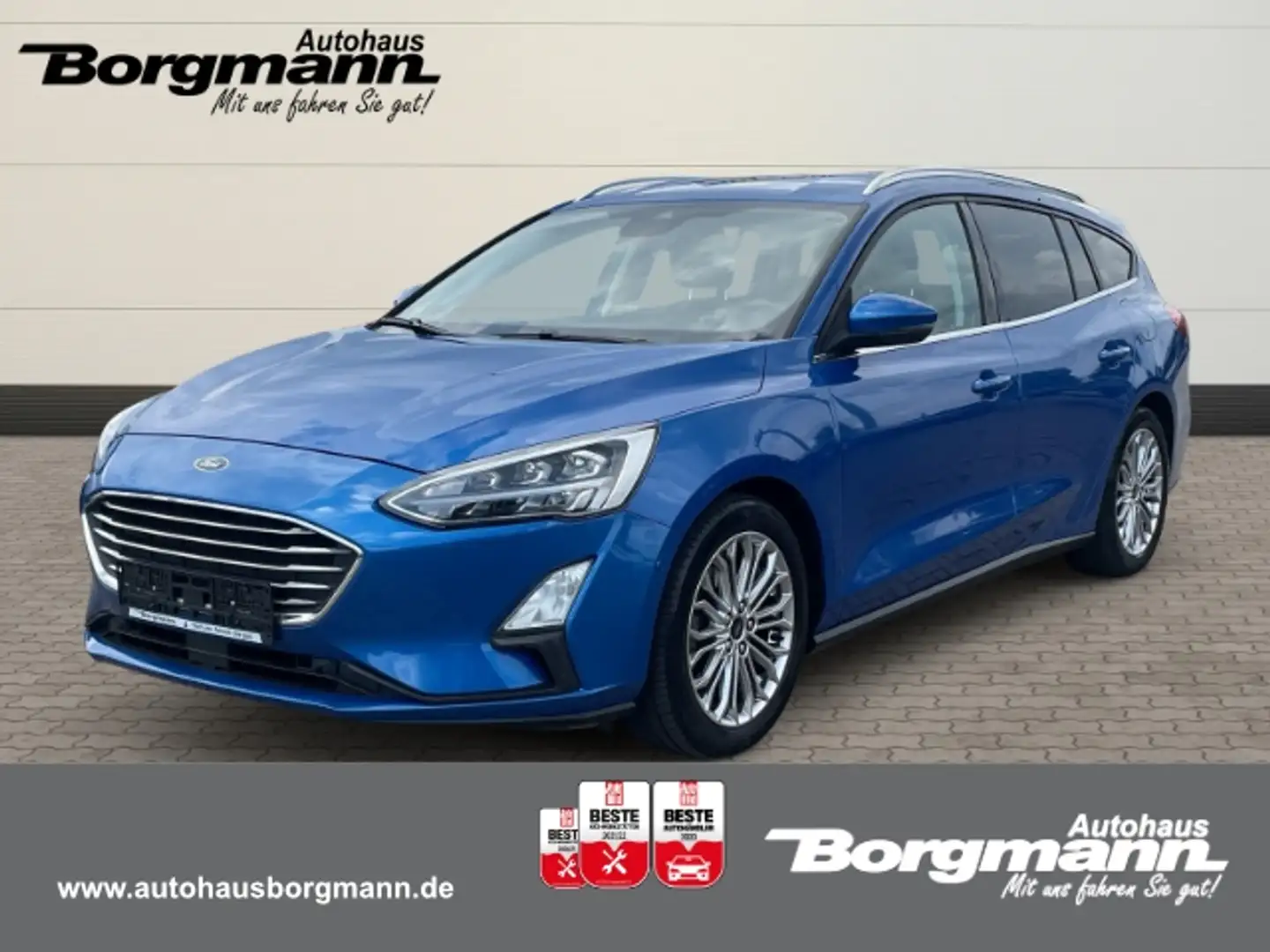 Ford Focus Turnier Titanium 1.0 EcoBoost Navi - Bluetooth - S Blau - 1