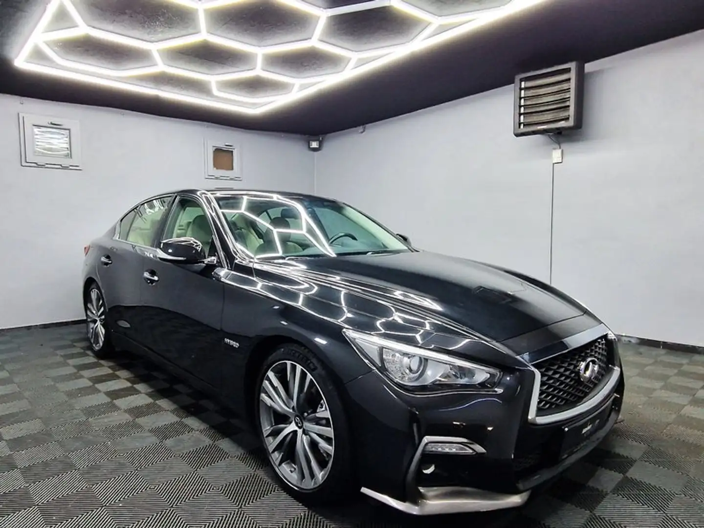 Infiniti Q50 S 3.5 SPORT|AUTOM|LEDER|NAVI|LED|19 ZOLL Black - 2