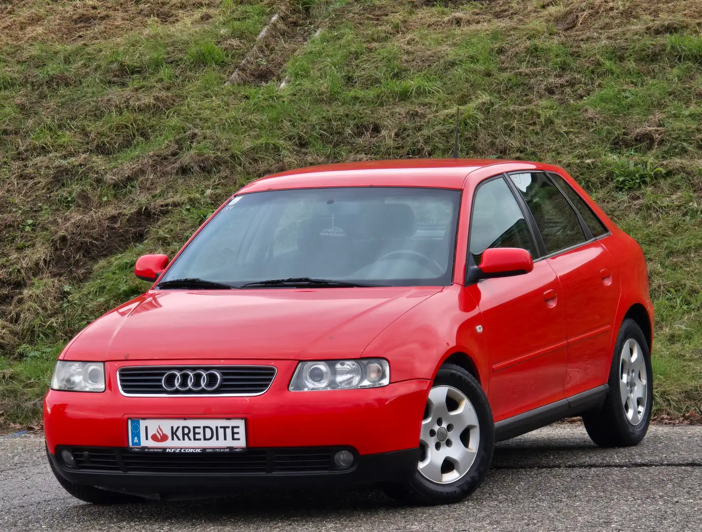 Audi A3 1,9TDI Top* Kredit* Klima* Neues Pickerl* Gepflegt Rouge - 1
